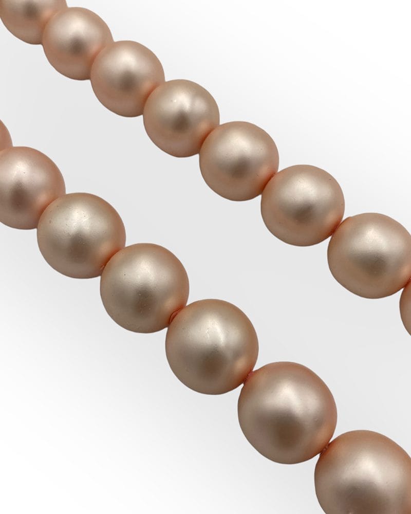 Πέρλες Preciosa Ματ Σομόν Γυάλινες Χάντρες Τσεχίας