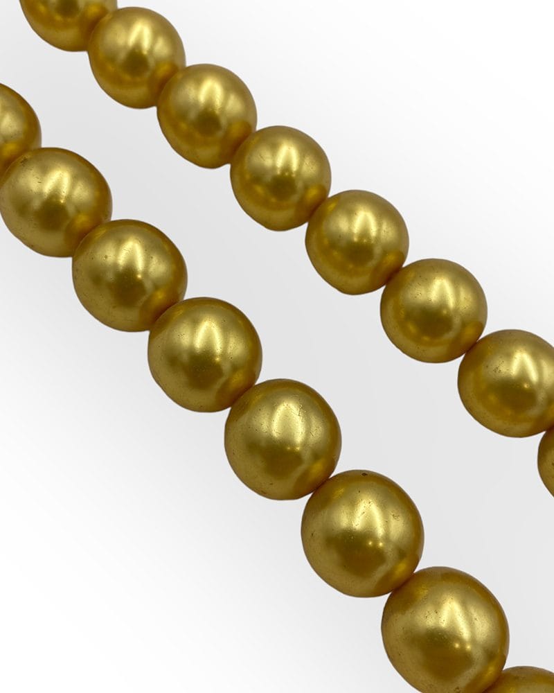 Πέρλες Preciosa Χρυσό Γυάλινες Χάντρες Τσεχίας