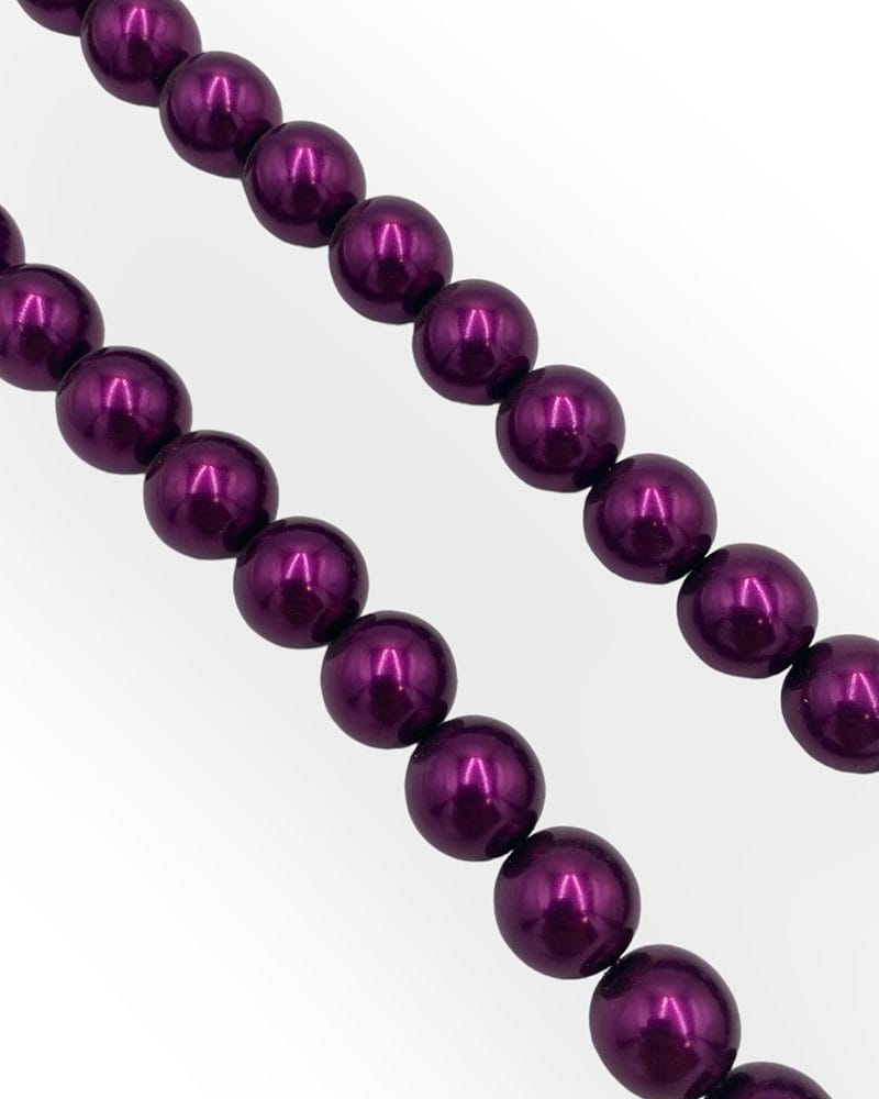 Πέρλες Preciosa Ματζέντα Γυάλινες Χάντρες Τσεχίας