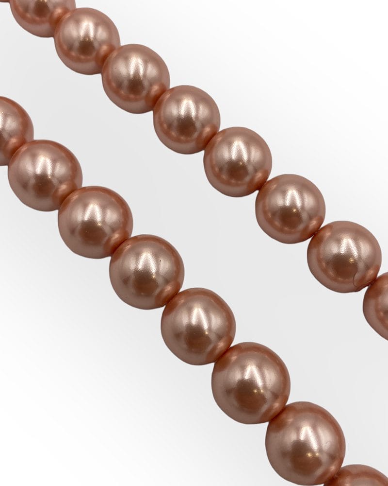 Πέρλες Preciosa Σομόν Σκούρο Γυάλινες Χάντρες Τσεχίας