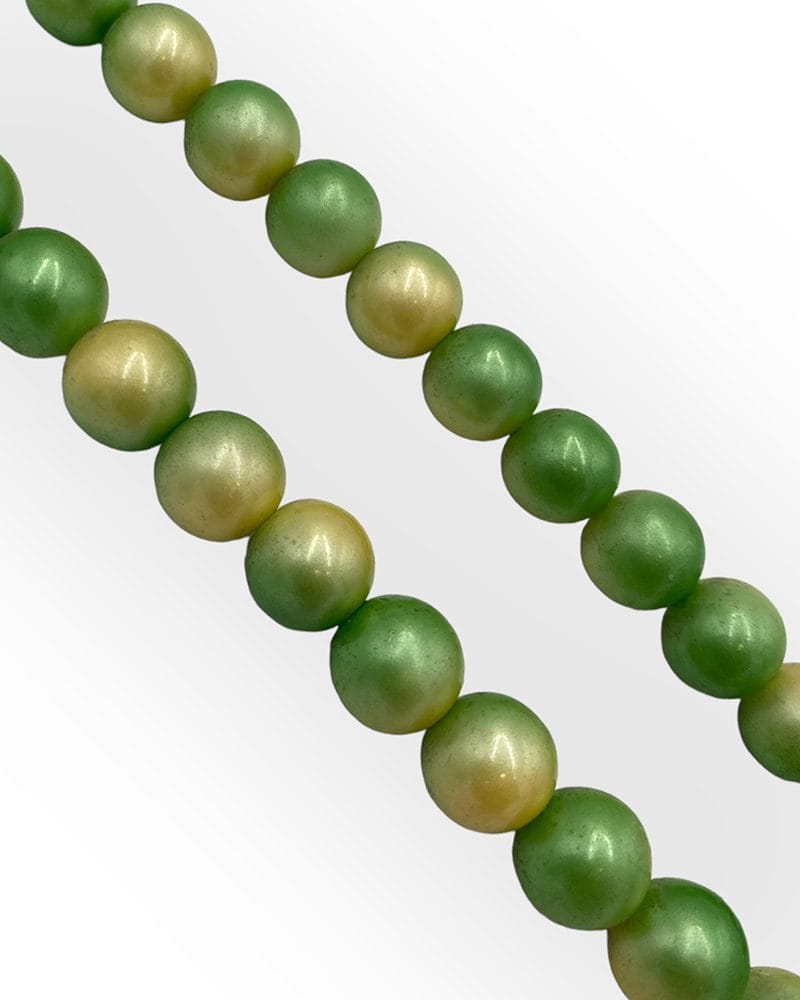 Πέρλες Preciosa Κίτρινο Πράσινο Γυάλινες Χάντρες Τσεχίας