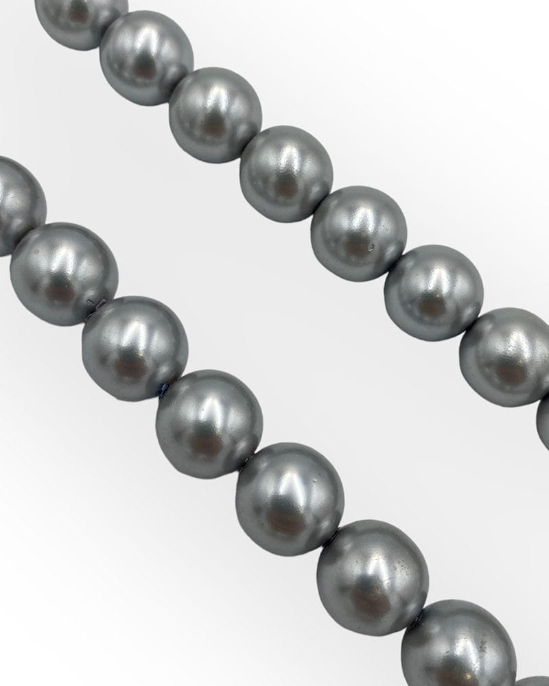 Πέρλες Preciosa Ασημί Γυάλινες Χάντρες Τσεχίας