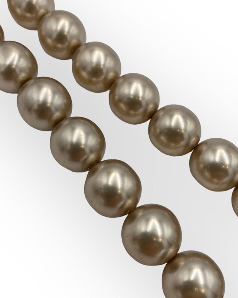 Πέρλες Preciosa Μπεζ Γυάλινες Χάντρες Τσεχίας