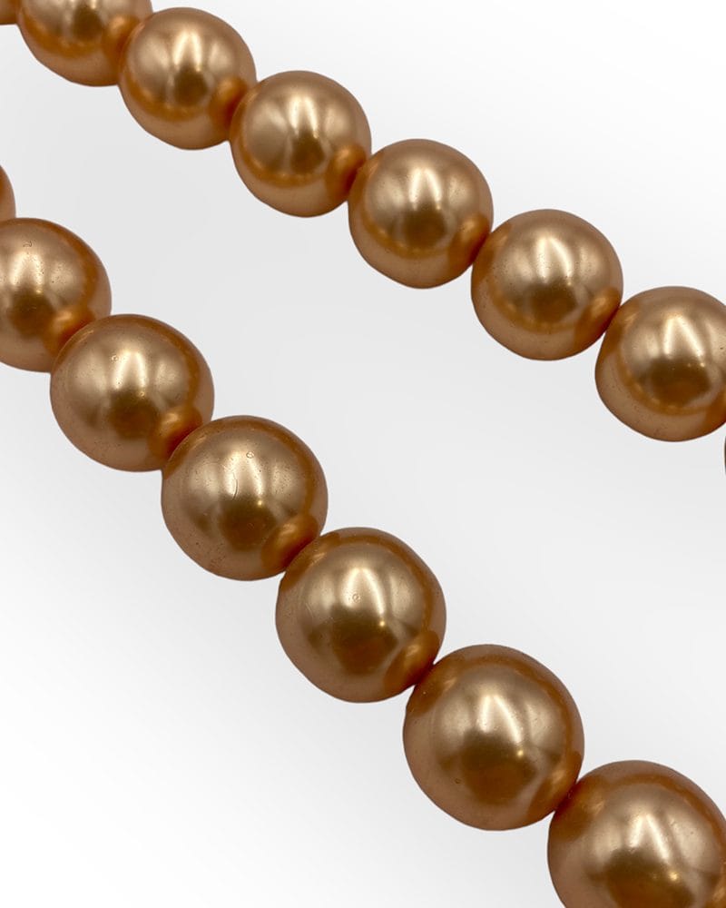 Πέρλες Preciosa Πορτοκαλί Σομόν Γυάλινες Χάντρες Τσεχίας