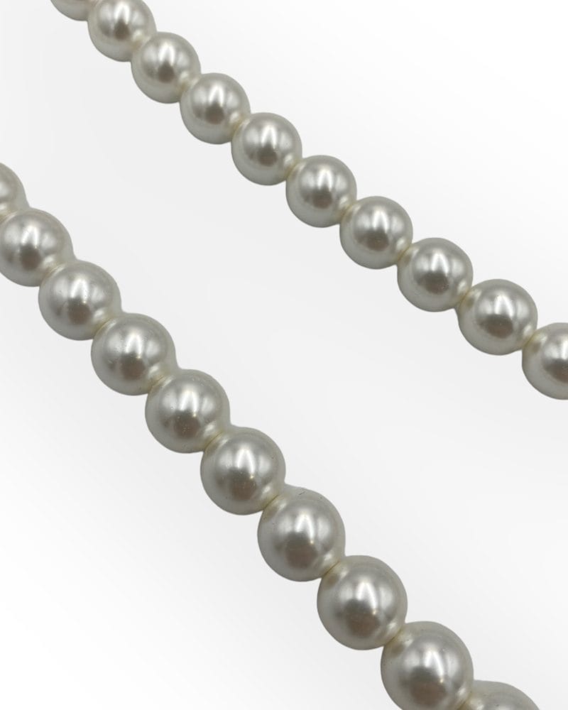 Πέρλες Preciosa Λευκό Γυάλινες Χάντρες Τσεχίας