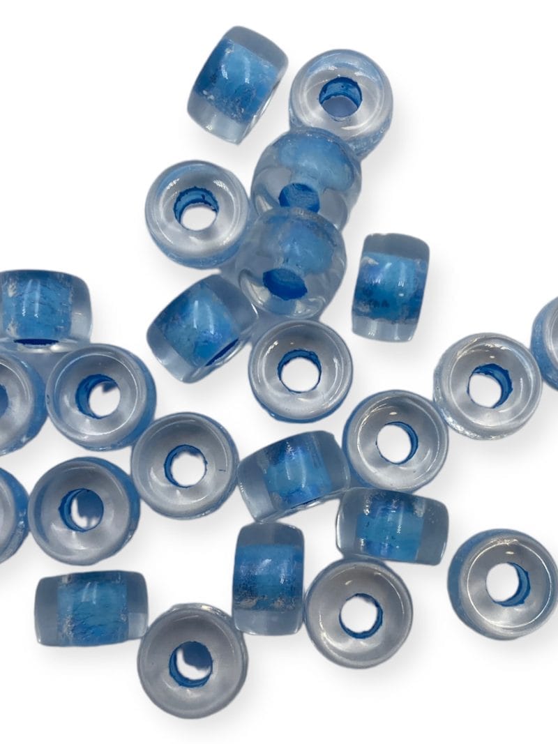 Γυάλινες Χάντρες με μεγάλη τρύπα