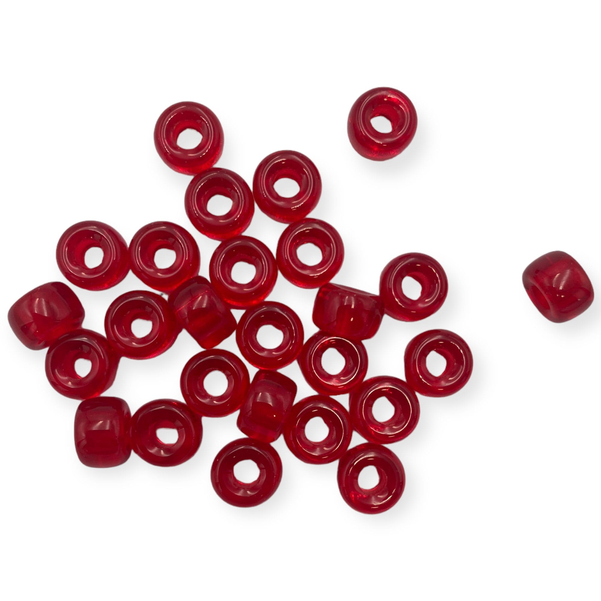 Γυάλινες Χάντρες με μεγάλη τρύπα