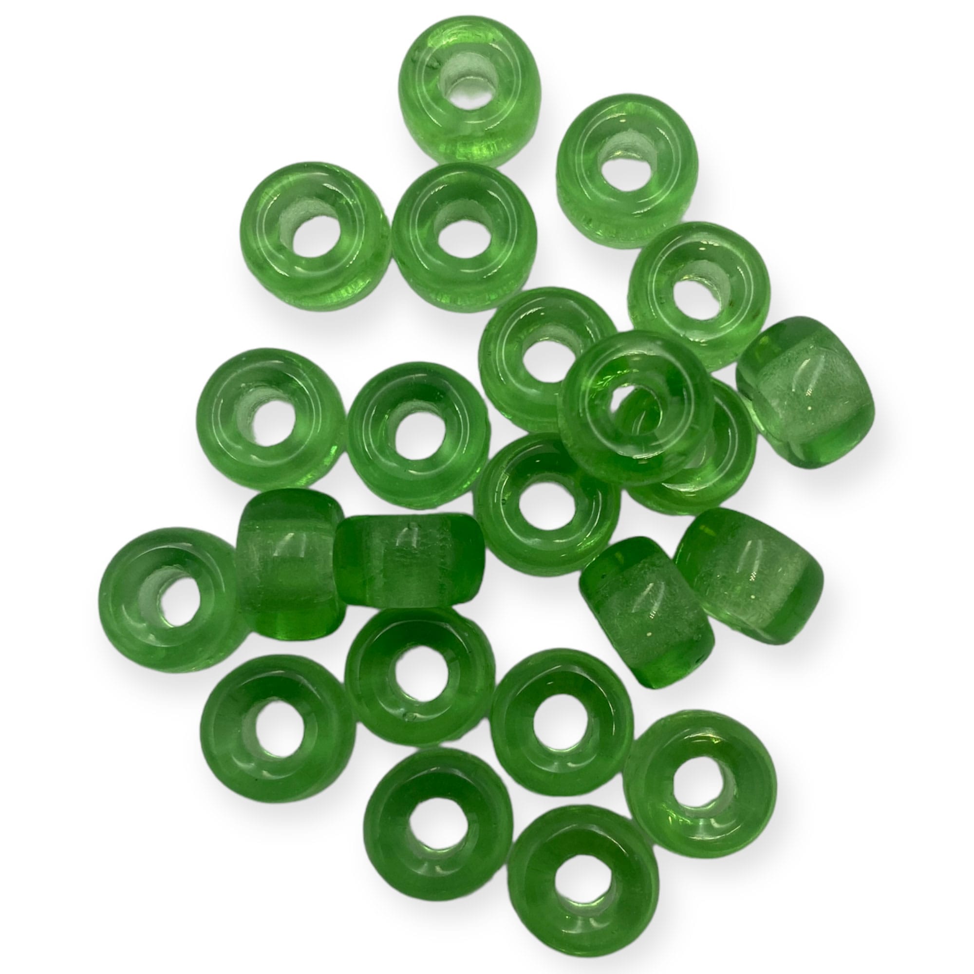 Γυάλινες Χάντρες με μεγάλη τρύπα