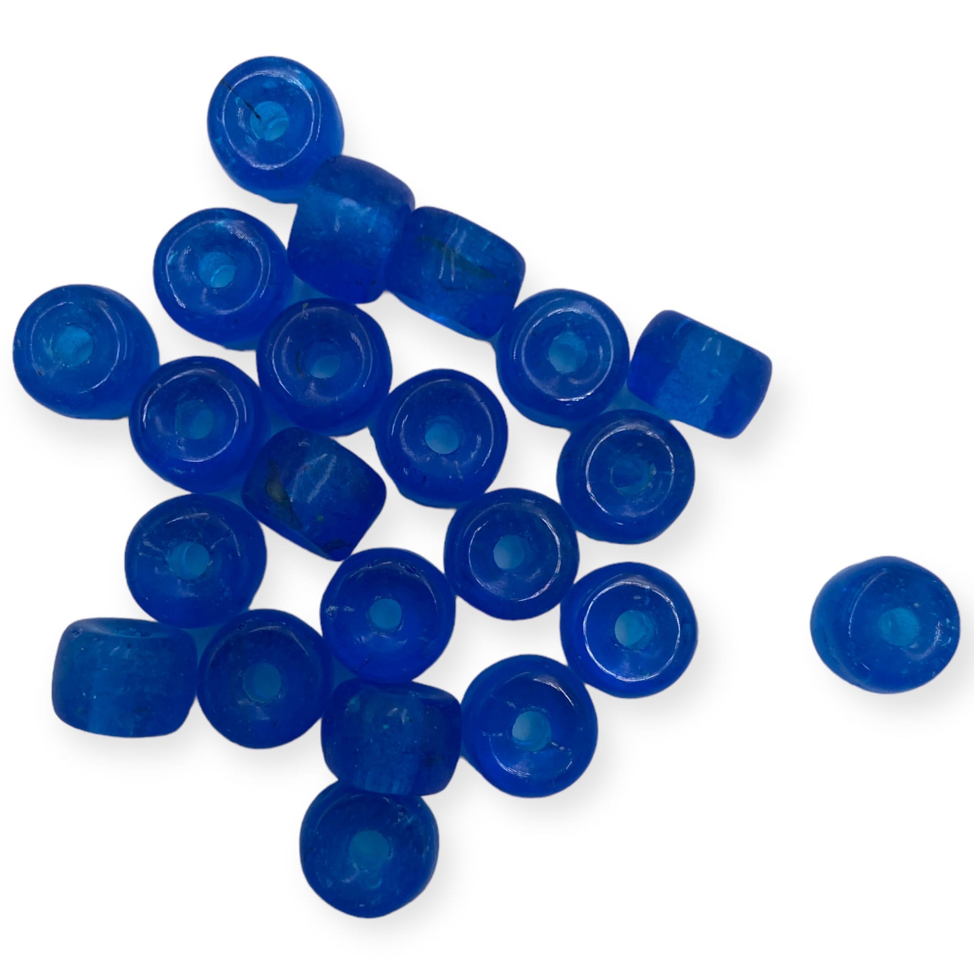 Γυάλινες Χάντρες με μεγάλη τρύπα