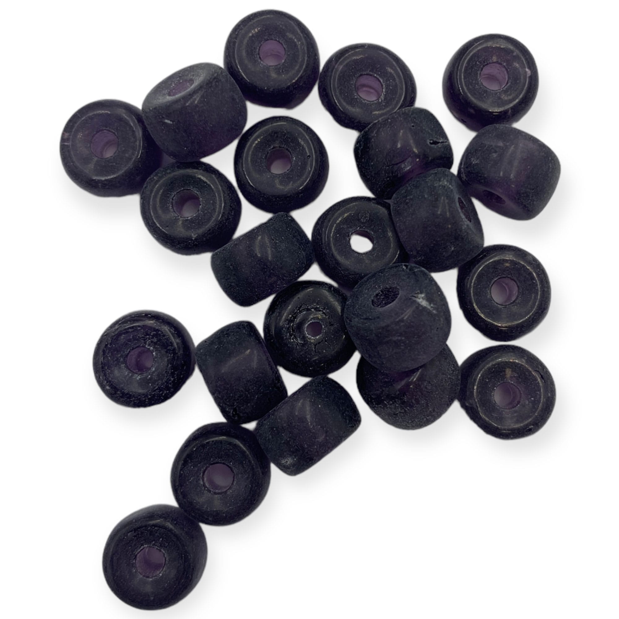 Γυάλινες Χάντρες με μεγάλη τρύπα