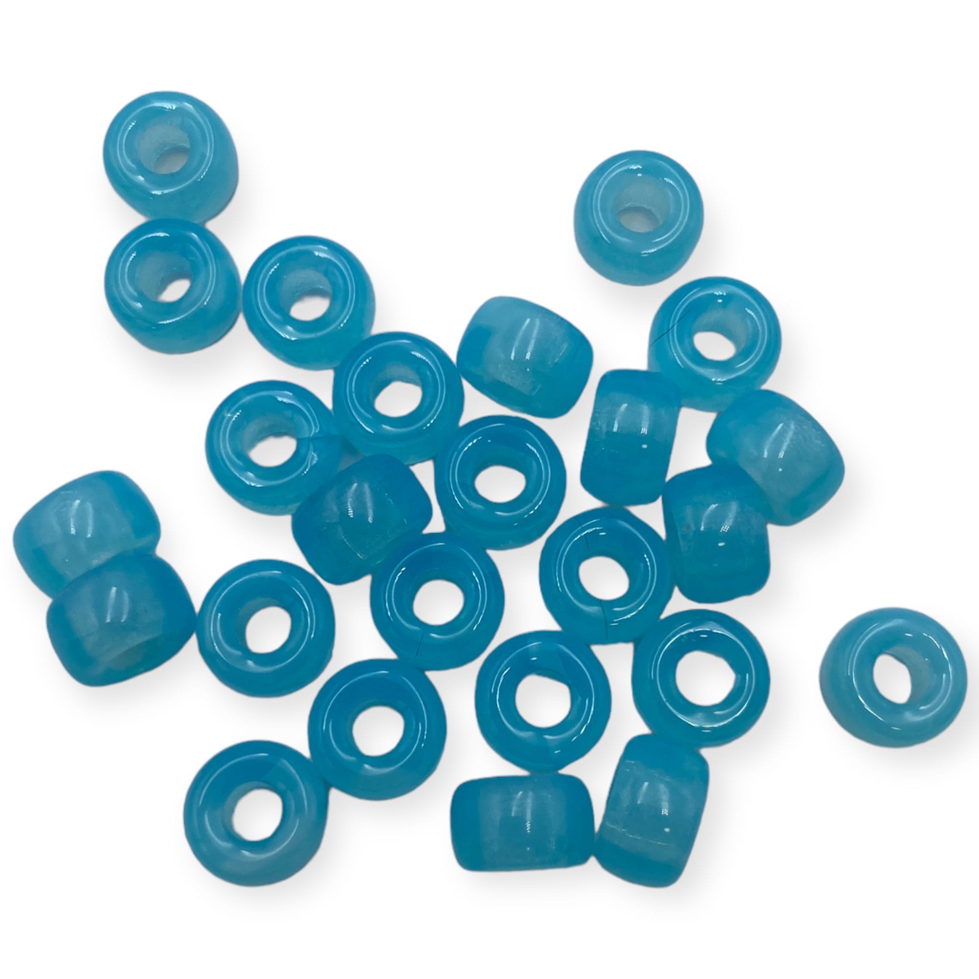 Γυάλινες Χάντρες με μεγάλη τρύπα