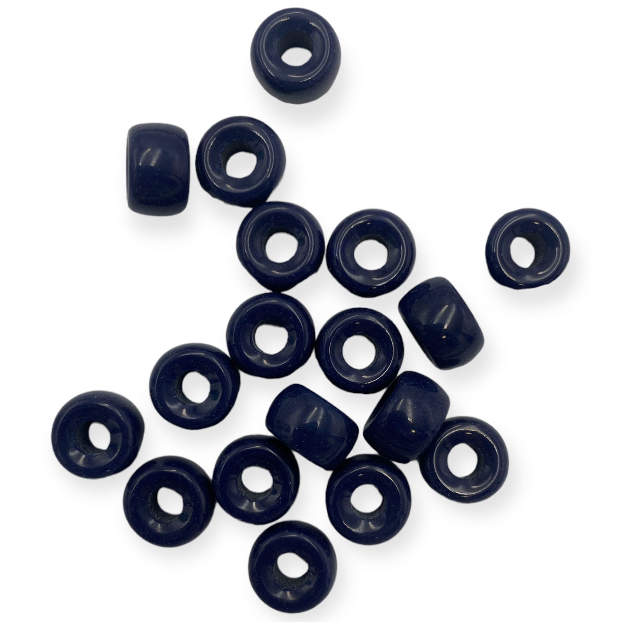 Γυάλινες Χάντρες με μεγάλη τρύπα