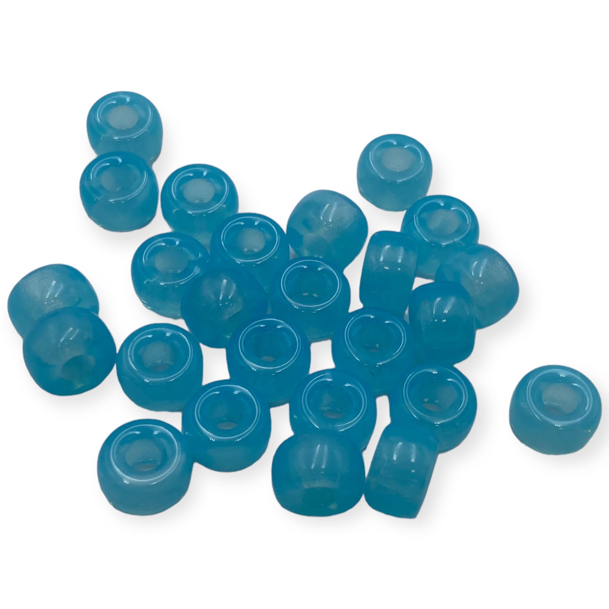 Γυάλινες Χάντρες με μεγάλη τρύπα