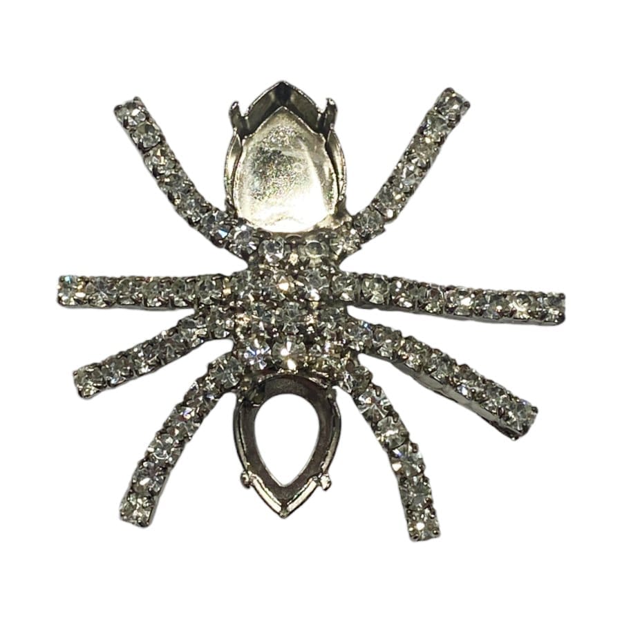 Μεταλλικό Διακοσμητικό με Στρας Αράχνη